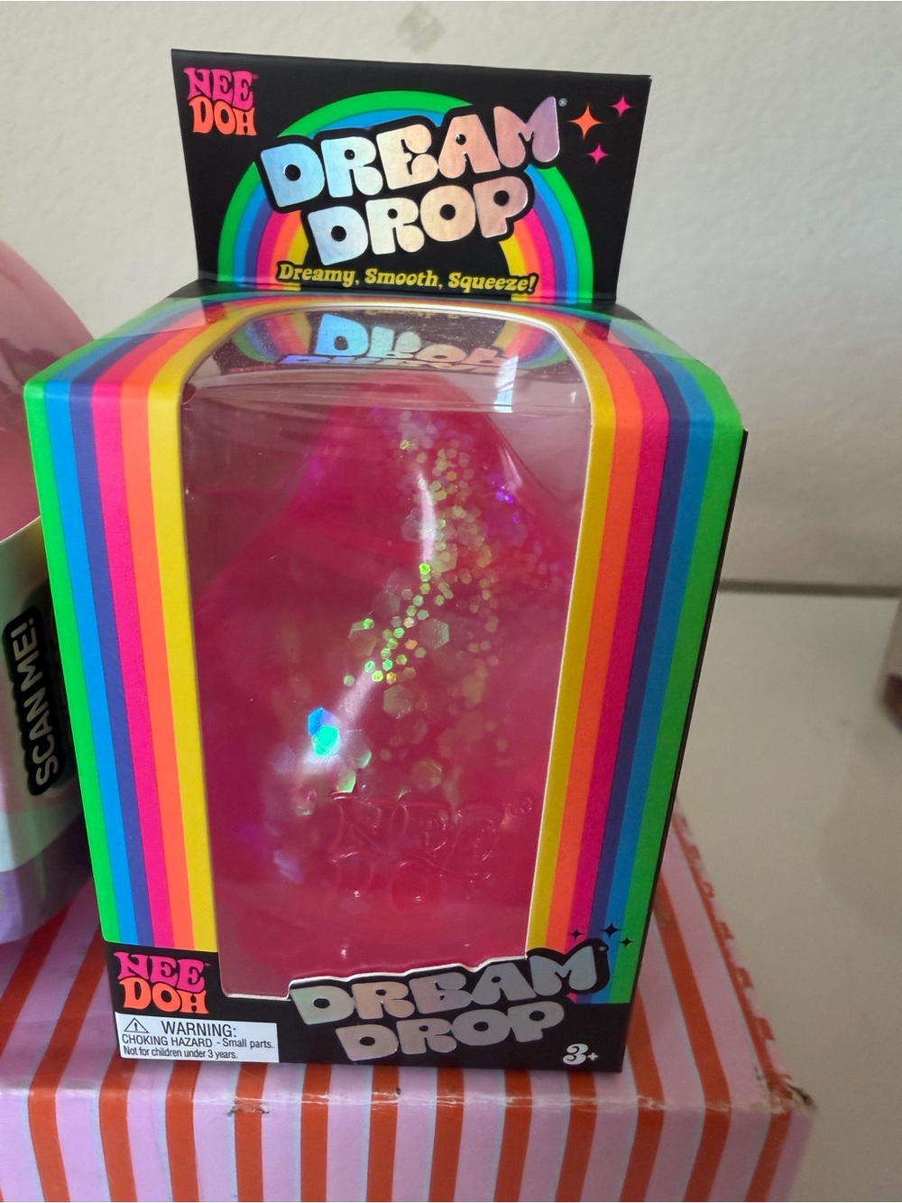 🎀🎀RMS Mystery Dumpling “Cotton Candy” Pink, NeeDoh “Dream Drop” Squishy!🎀🎀 - Picture 2 of 3